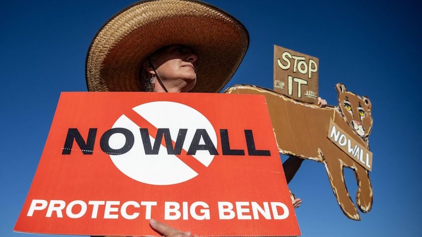 Grensproject in nationaal park Texas stilgelegd na felle kritiek