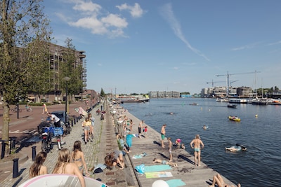Hekken rond populaire zwemkade na klachten over geluidsoverlast, buurt boos