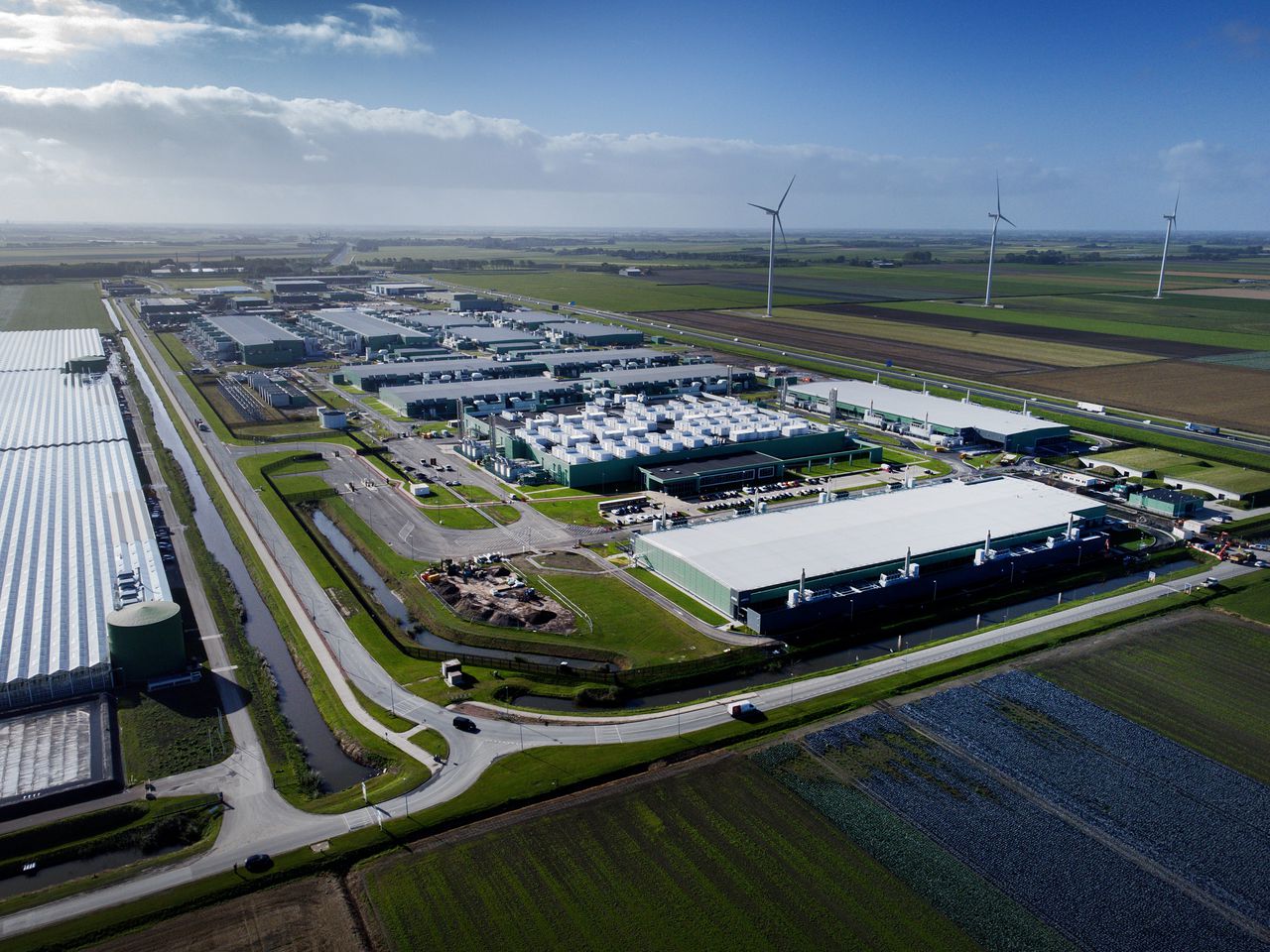 Microsoft koopt alvast een stuk grond op de plek waar later een stroomstation moet komen