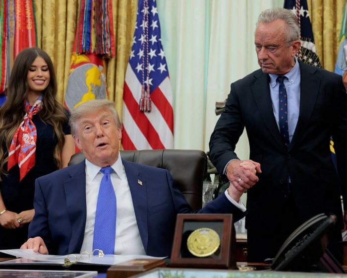 Doctors and lawmakers condemn Trump order calling for sweeping changes to childhood vaccines – as it happened