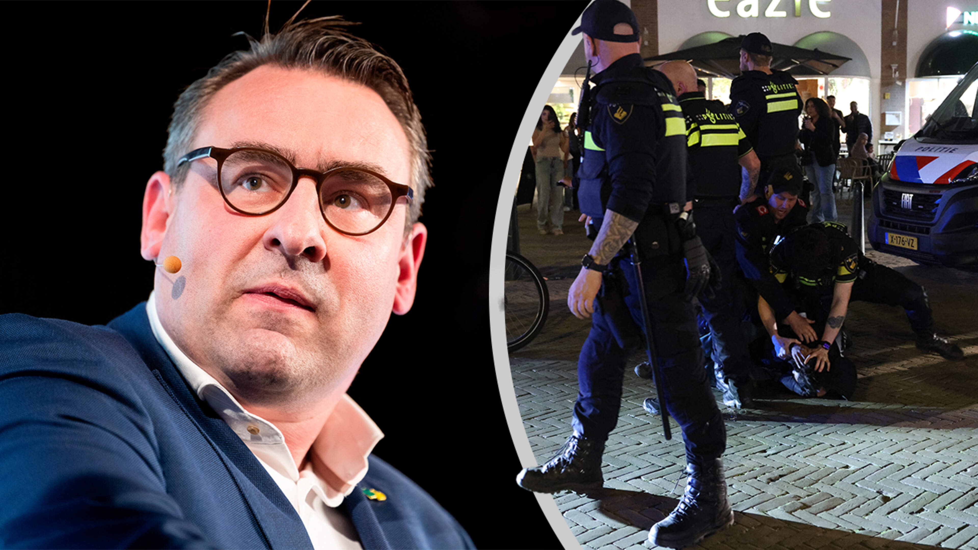 De Mos wil hard ingrijpen na onrust op boulevard Scheveningen: ’Dit mag niet zonder gevolgen blijven’