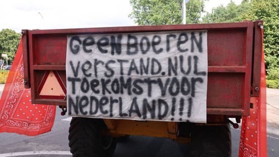 Afrit A12 bij Maarsbergen geblokkeerd door boerenprotest