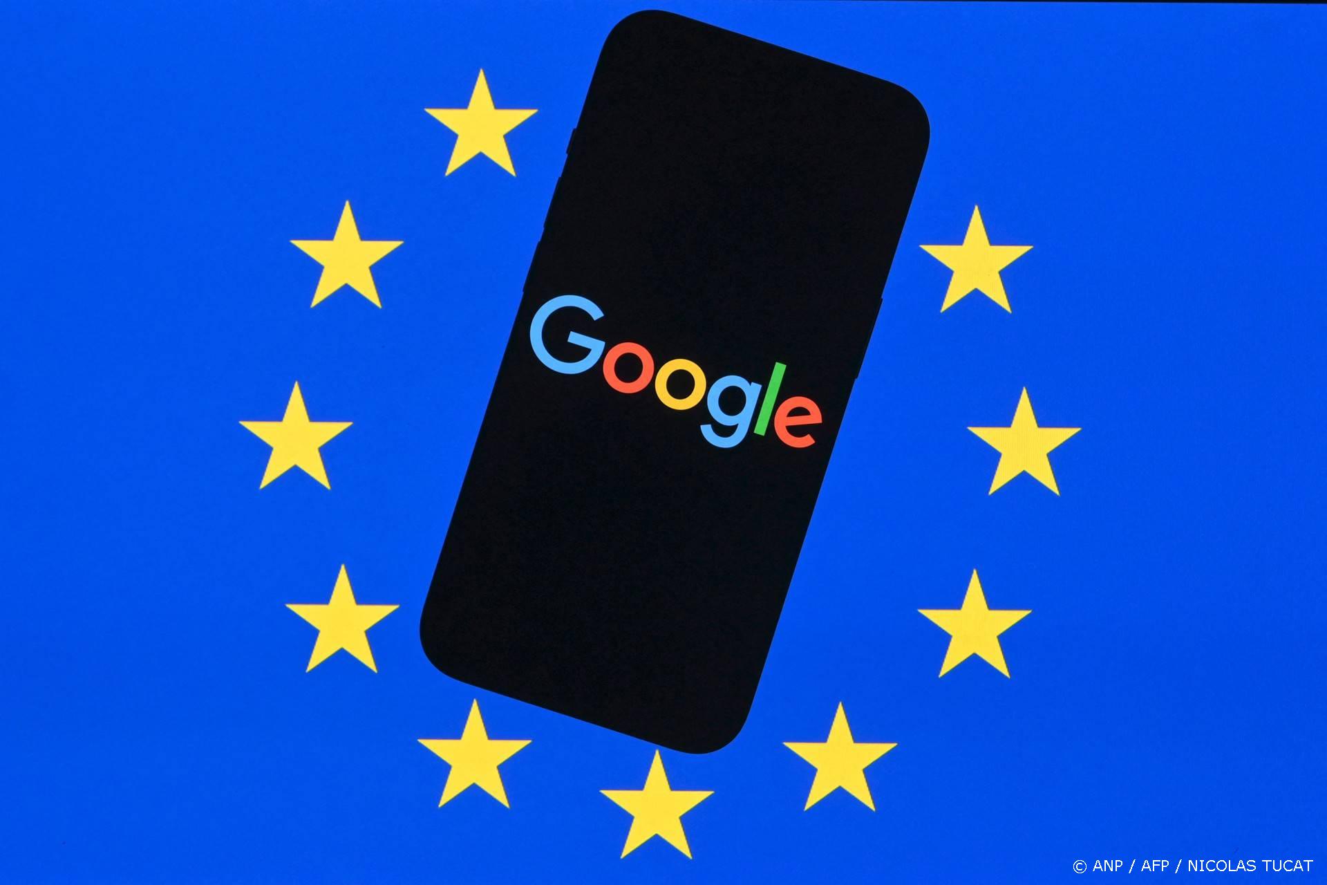 EU-miljoenenboete voor Google om voortrekken van eigen diensten