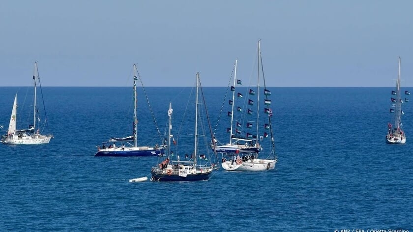 Schepen van Gaza-Flotilla benaderd door ‘Israëlische speedboten’