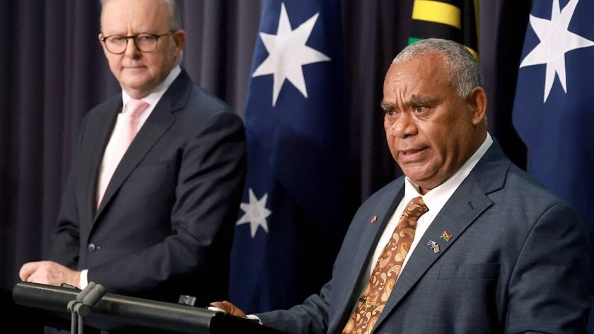 Vanuatu staat geen buitenlandse legerbases toe in deal Australië