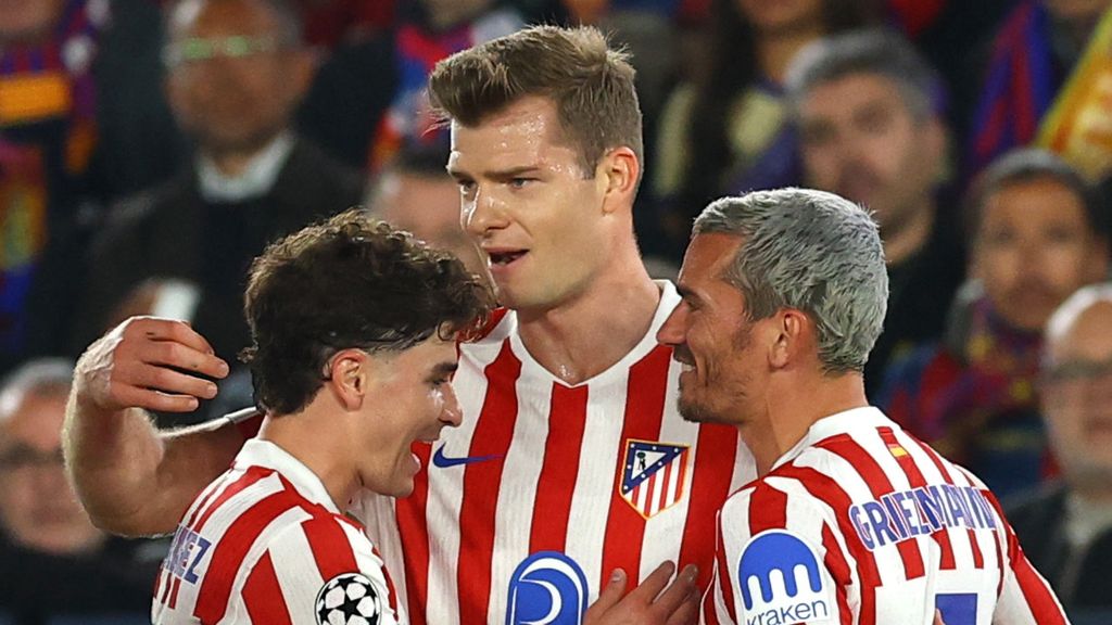 Rode kaart leidt zege Atlético in op Barcelona in kwartfinale Champions League