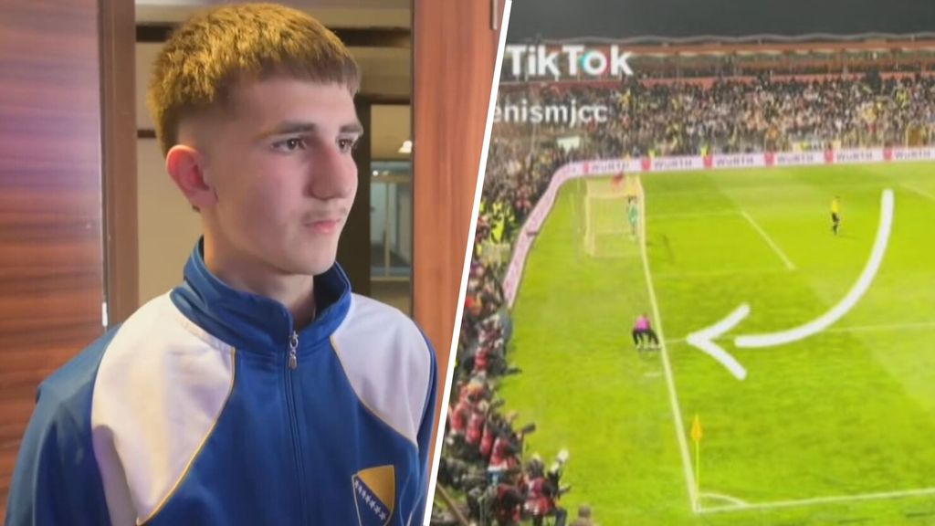 Bosnische ballenjongen (14) volksheld na stelen penaltybriefje Donnarumma